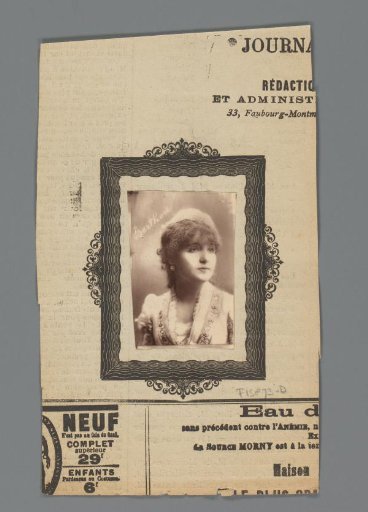 Portrait of an unknown woman, designated as Berthou