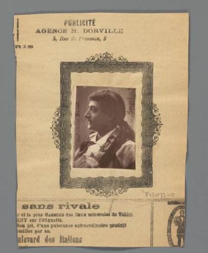 Portrait of an unknown man, designated as Sujol