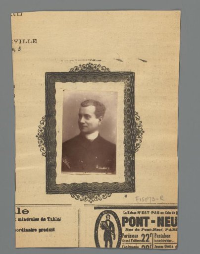 Portrait of an unknown man, designated as Amaury