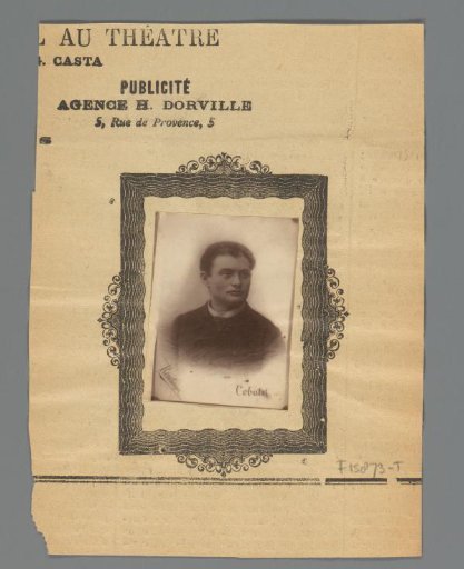 Portrait of an unknown man, designated as Cobalet