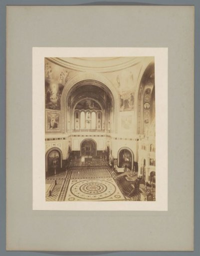 Interior of the Cathedral of Christ the Saviour in Moscow