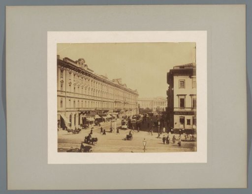 View of the Mikhailovsky Palace from Mikhailovskaya Street
