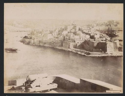View of the Senglea peninsula in Malta