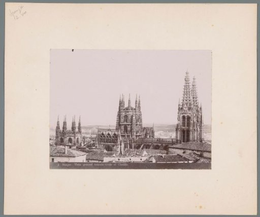 View of Burgos and the cathedral from the Castle of Burgos