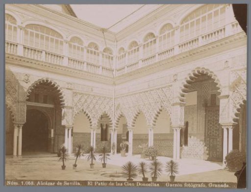 Patio de las Doncellas in the Royal Palace of Seville