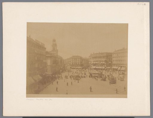 View of the Puerta del Sol in Madrid