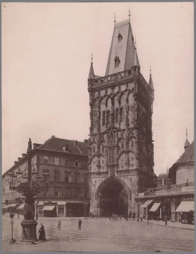 View of the Powder Tower in Prague