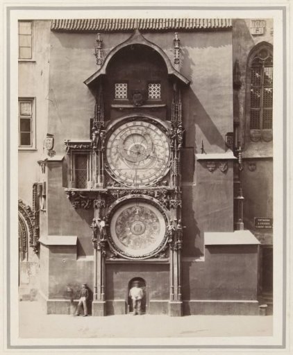 Astronomical clock on the southern wall of the Old Town Hall of Prague