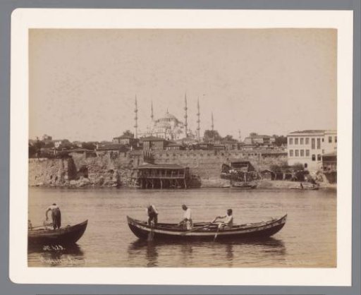 View of the Sultan Ahmed Mosque in Istanbul