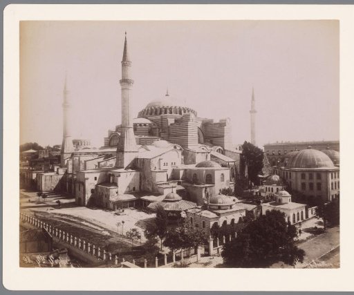 View of the Hagia Sophia in Istanbul