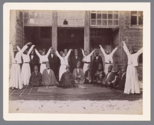 Dervishes during a sama