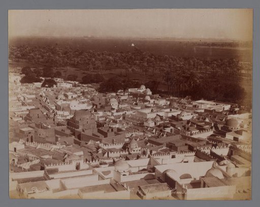 View of the cemetery of Assiut