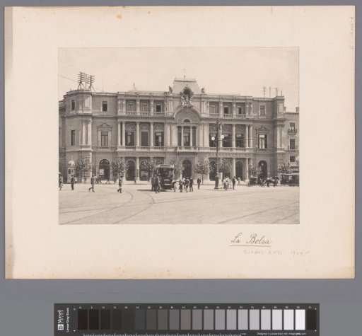 View of the stock exchange in Buenos Aires