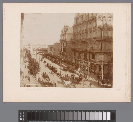 View of Avenida de Mayo in Buenos Aires