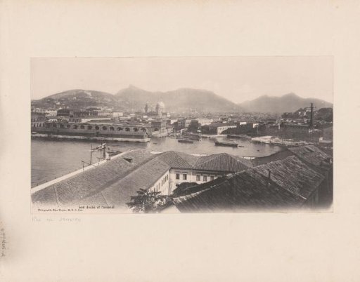 View of the harbour and weapon storage in Rio de Janeiro