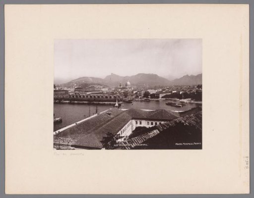 View of the harbour and the arsenal of Rio de Janeiro