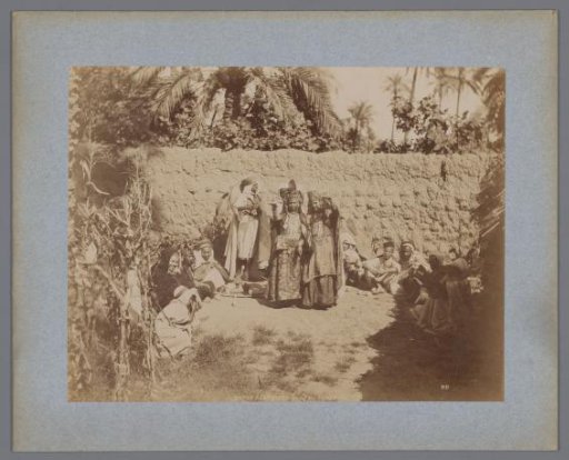 Group of Ouled Naïl people in Algeria