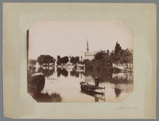 River view near a mosque in Alexandria
