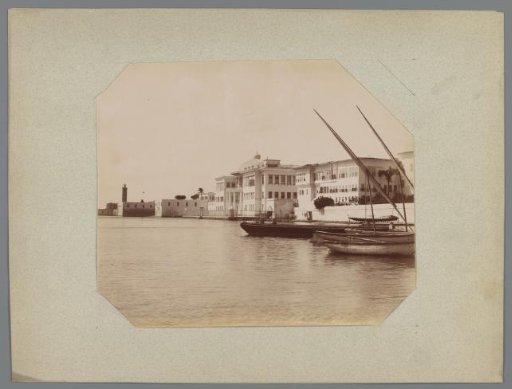 Ras el-Tin on the Mediterranean Sea in Alexandria