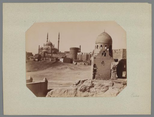 View of the Mosque of Mohammed Ali in Cairo