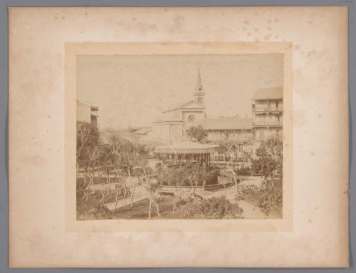 View of the Place de Lesseps at Port Said