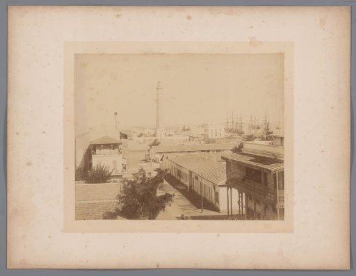 View of the harbour of Port Said, Egypt