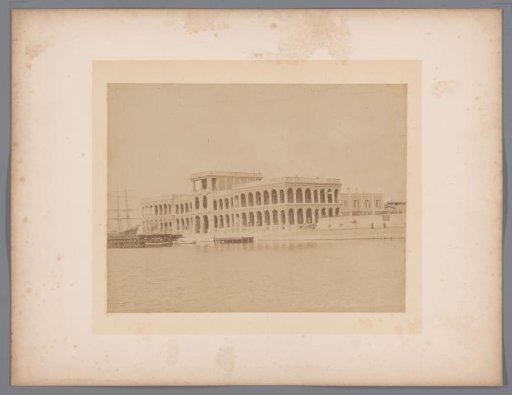 Harbour office, called the Palais Hollandais, at Port Said