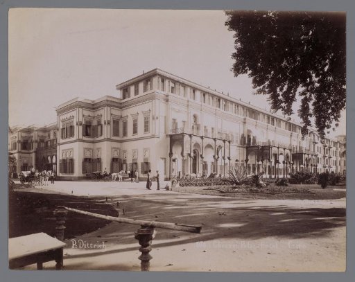 View of the Gezira Palace Hotel in Cairo.