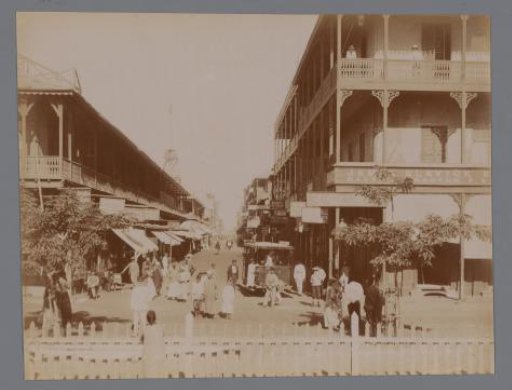 Rue du Commerce in Port Said.