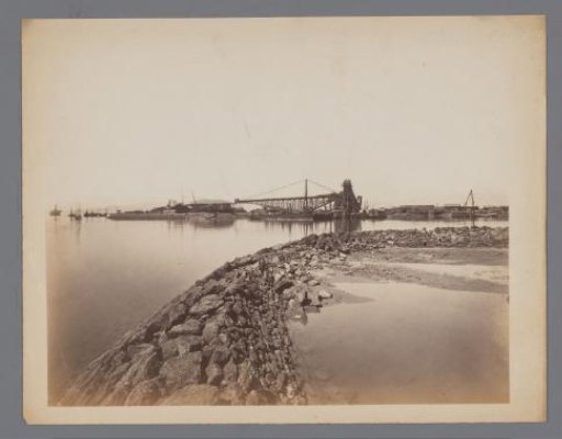 View of a harbour.