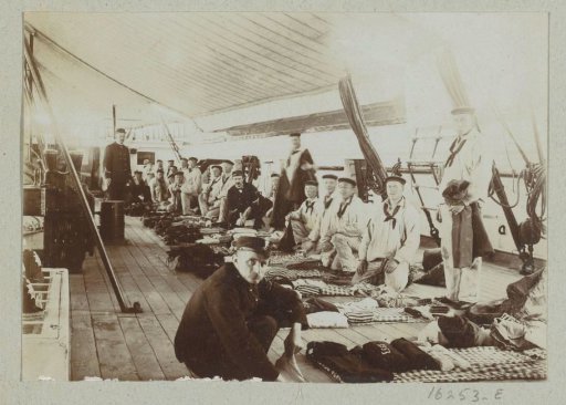 Crew on board the H.M. Neptunus