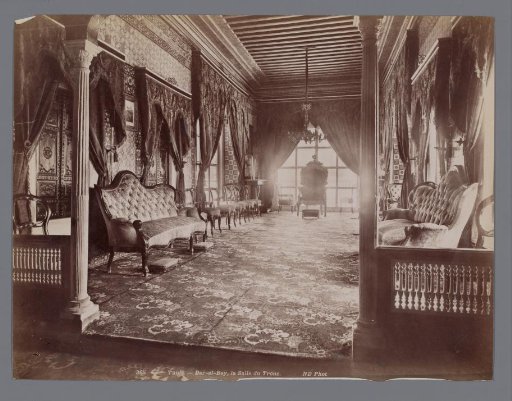 Throne room of the Dar El Bey in the Medina of Tunis