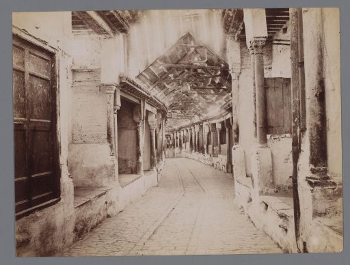 View in the Souk el-Trouk in the Medina of Tunis (deserted)