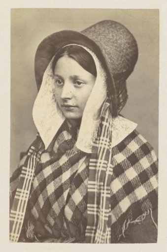 Portrait of an unknown woman, possibly from Antwerp, in traditional dress