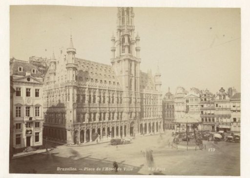 Town Hall and the Grand Place in Brussels