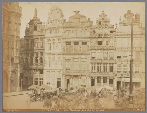 Guild Houses on the Grand Place of Brussels, Belgium