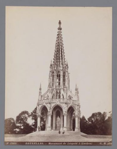Monument to King Leopold I of Belgium in Brussels, Belgium