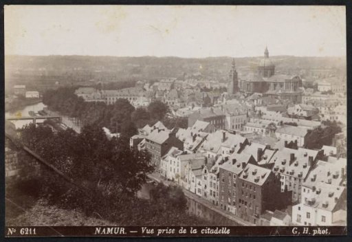 Namur seen from the citadel, Belgium