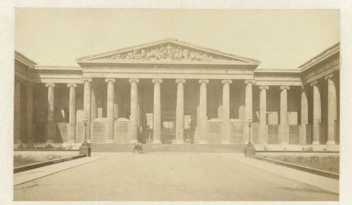 Entrance to the British Museum, London