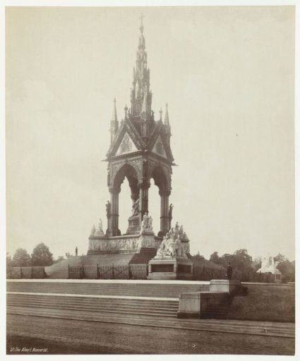 Albert Memorial in Kensington Gardens, London