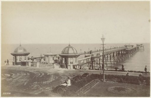 View of the pier at Eastbourne