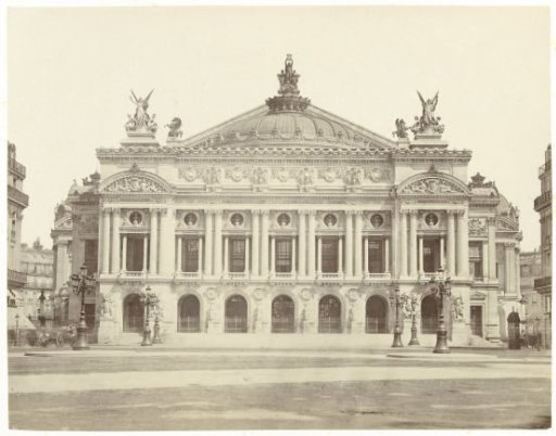 Façade of the Opéra Garnier in Paris