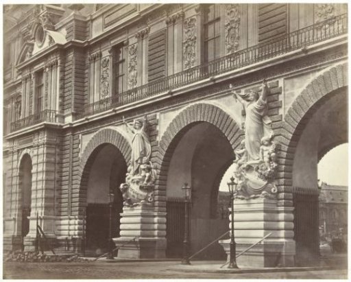 Gate of the Louvre at the Place du Carrousel in Paris
