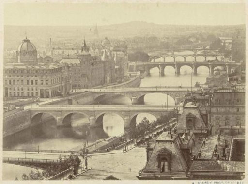 View over the Seine in Paris