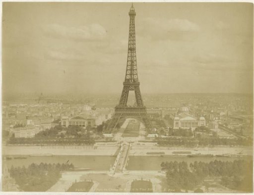 View of the Eiffel Tower and the Champ de Mars, Paris
