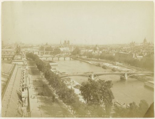 View over Paris and the Seine