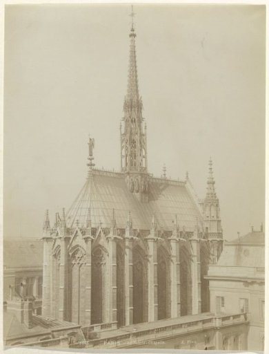 Exterior of the Sainte-Chapelle, Paris