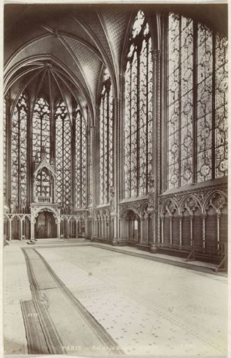 Interior of the Sainte-Chapelle, Paris