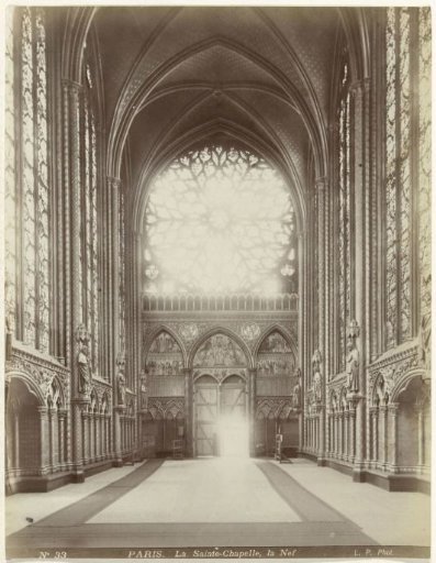Interior of the Sainte-Chapelle, Paris