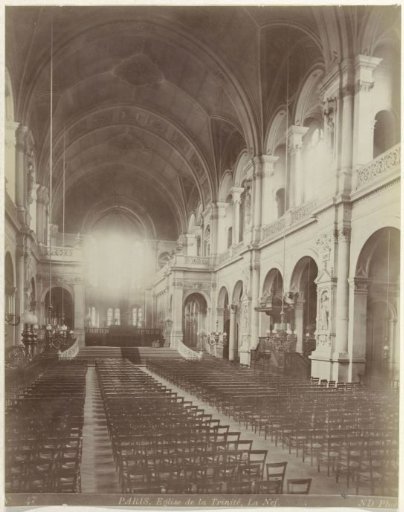 Interior of the Église de la Sainte-Trinité, Paris